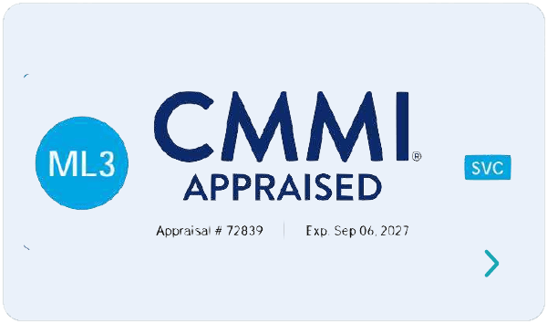 CMMI-SVC Level 3 Appraised
